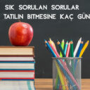 15 Gün Tatilin Bitmesine Kaç Gün Kaldı?