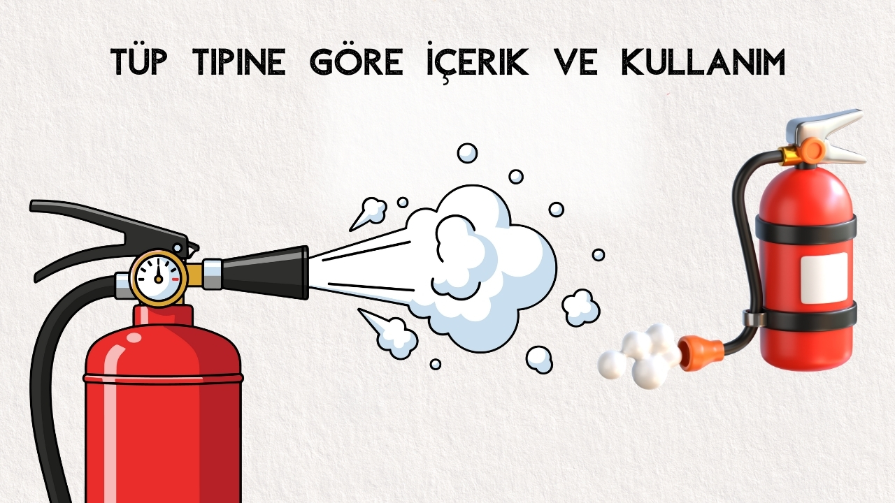 Yangın Tüpü İçnde Ne Var? Türlerine Göre Söndürme Maddeleri ve Kullanım Alanları