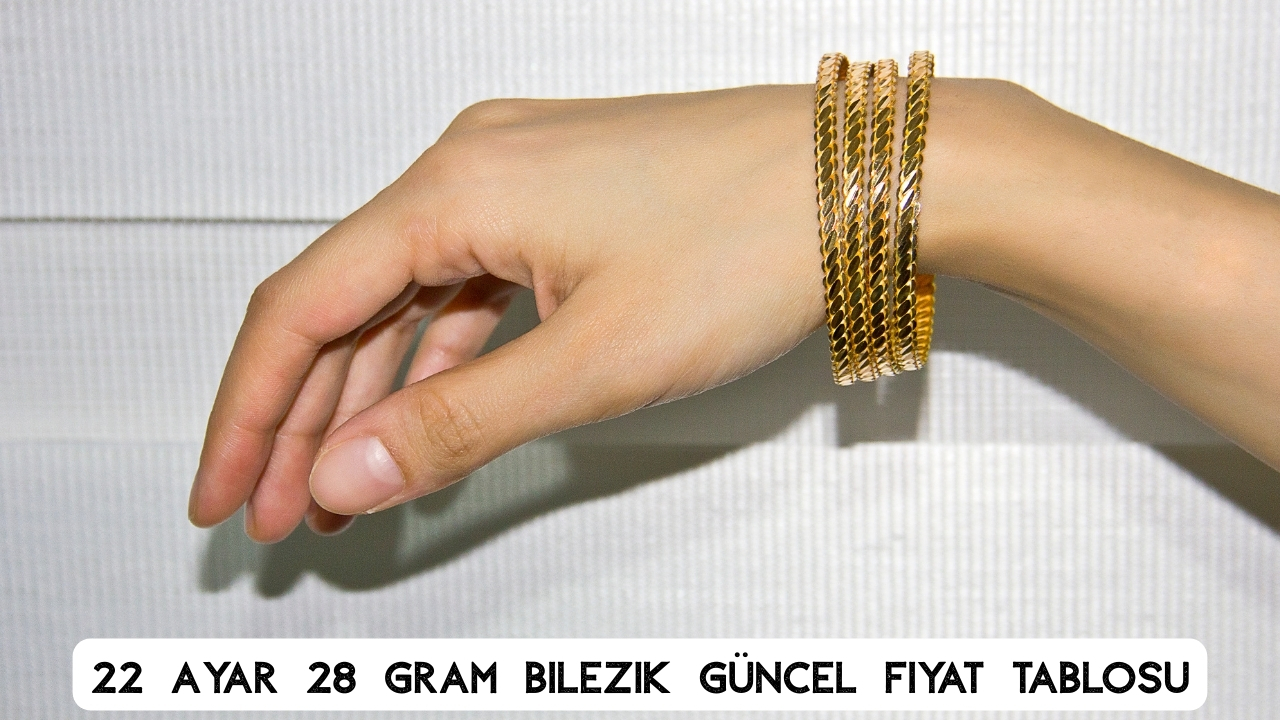 22 Ayar 28 Gram Bilezik Ne Kadar? Güncel Bilezik Fiyatı ve Hesaplama