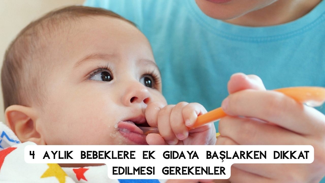 4 Aylık Bebek Ek Gıda Tarifleri Hakkında Bilmeniz Gerekenler